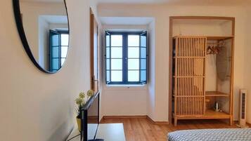 1 bedroom, iron/ironing board, travel crib, free WiFi