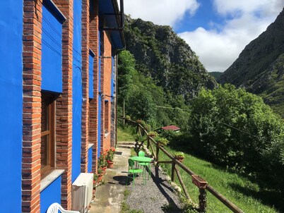 Natural Jacuzzi impressive Gorge in the Picos de Europa