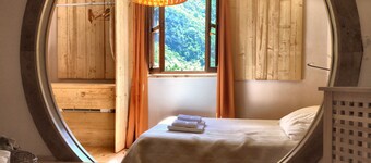 Natürliche Jacuzzi beeindruckende Schlucht in den Picos de Europa