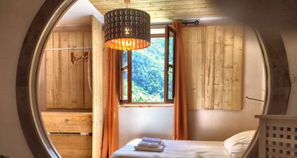 Natural Jacuzzi impressive Gorge in the Picos de Europa