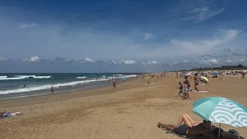 Vlak bij het strand