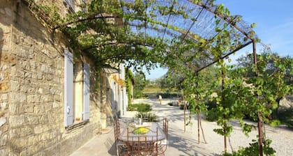 Recently renovated 19th century wine estate, at the foot of Mont Ventoux