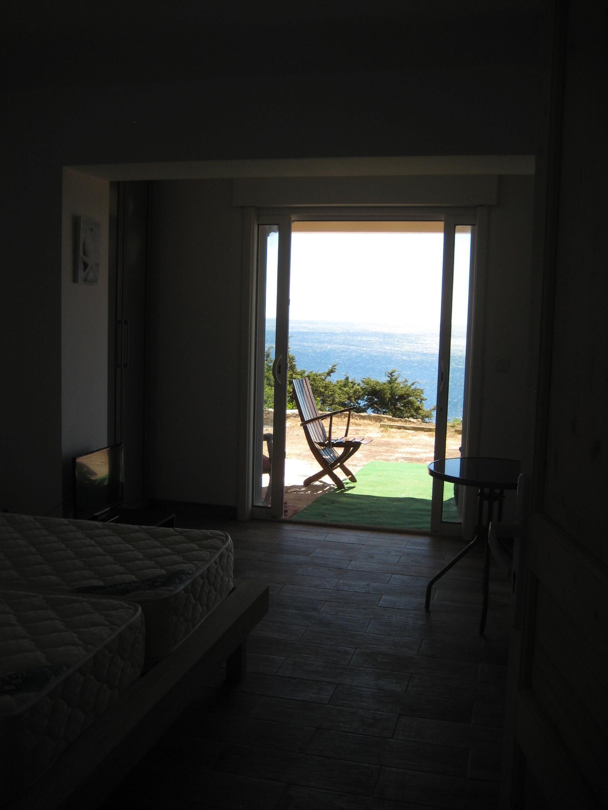 panoramic view villa overlooking the bay of St Raphael at the Gulf of St Tropez
