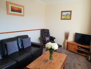 TV, DVD player, stereo