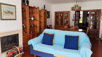 TV, fireplace, stereo
