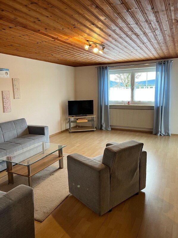 TV - Holiday flat in Ludwigsreut with barbecue and garden (Haidmühle)