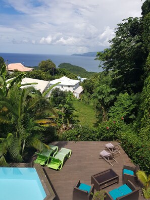 Property grounds - CocosunLodge * superb sea view and private pool * (TROIS ILETS)