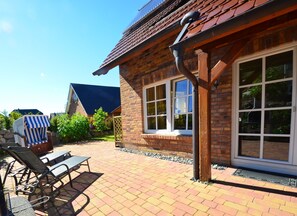 Terrace/patio - Luxury country house with fireplace, 4 baths and Sauna (Gager)