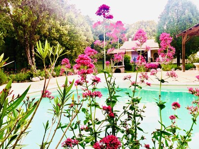 Country house with pool and jacuzzi. Free WIFI.