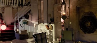 Gamle vinprodusenter hus ved elven Loue, Vuillafans / Ornans 6 km