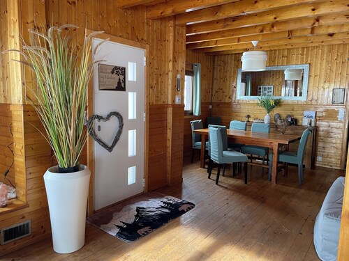 Chalet 3 Sterne 8 Pers, 10 Personen, Ski 300m Skischule, 4 Park.