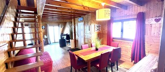 La Clusaz Chalet 3* 8 p, pos10, skis aux pieds, randonnées à pied, vélo