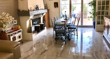 Haus, große Terrasse, in der Nähe zum Strand und SNCF, 7 pers