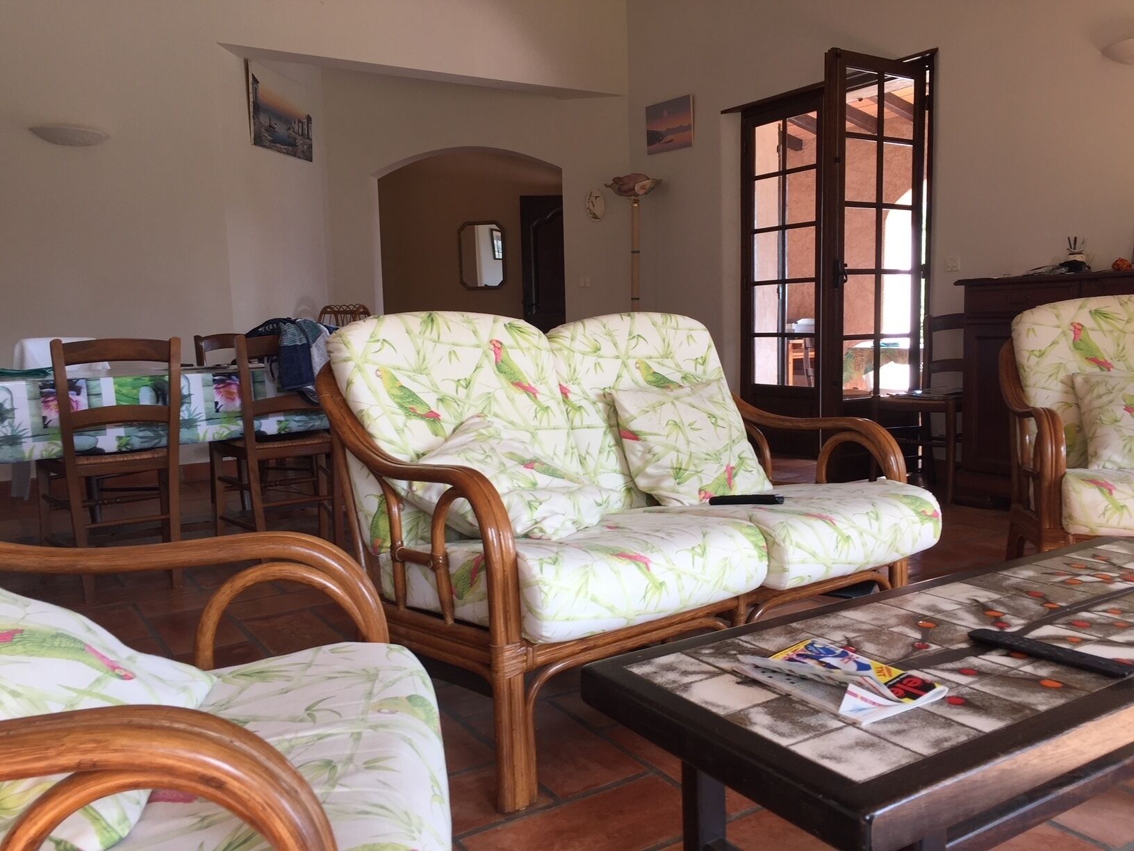 Sea view villa 20km from Saint Tropez, heated pool, air-conditioned rooms