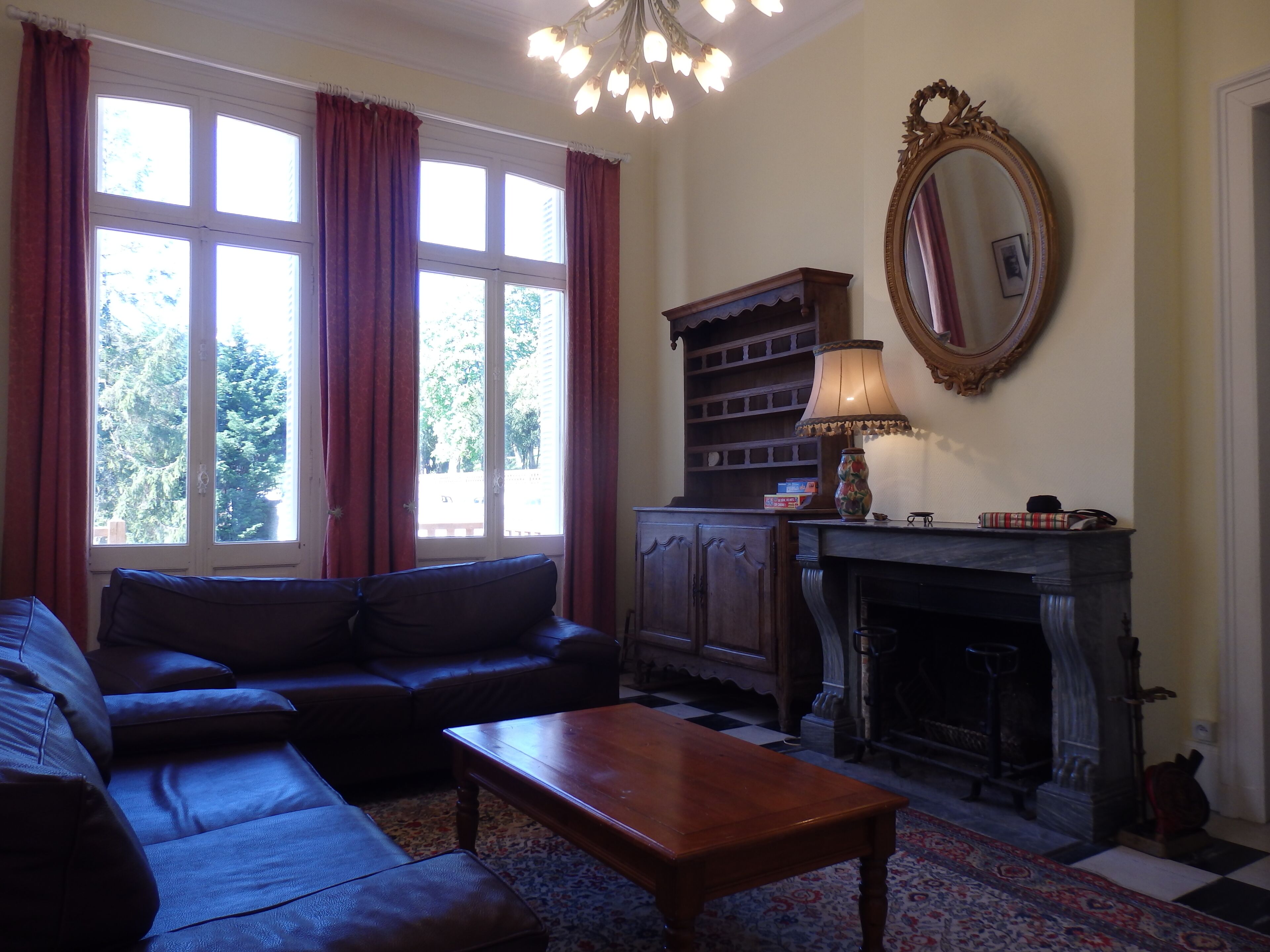 Deauville-Trouville center and station: Villa La Cressonnière and its vast garden