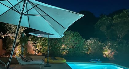 Mas d'Avignon: swimming pool, large wooded park in absolute calm