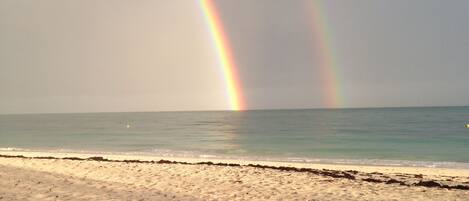 Sun loungers, beach towels