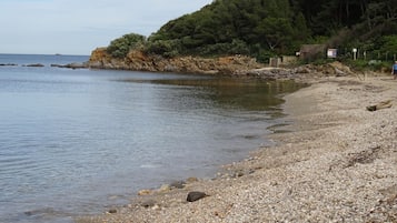 Vlak bij het strand