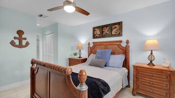 3 bedrooms, iron/ironing board, travel crib, free WiFi