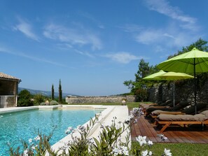 Pool - Vacation rental house with pool LACOSTE LS2-239 (Lacoste)