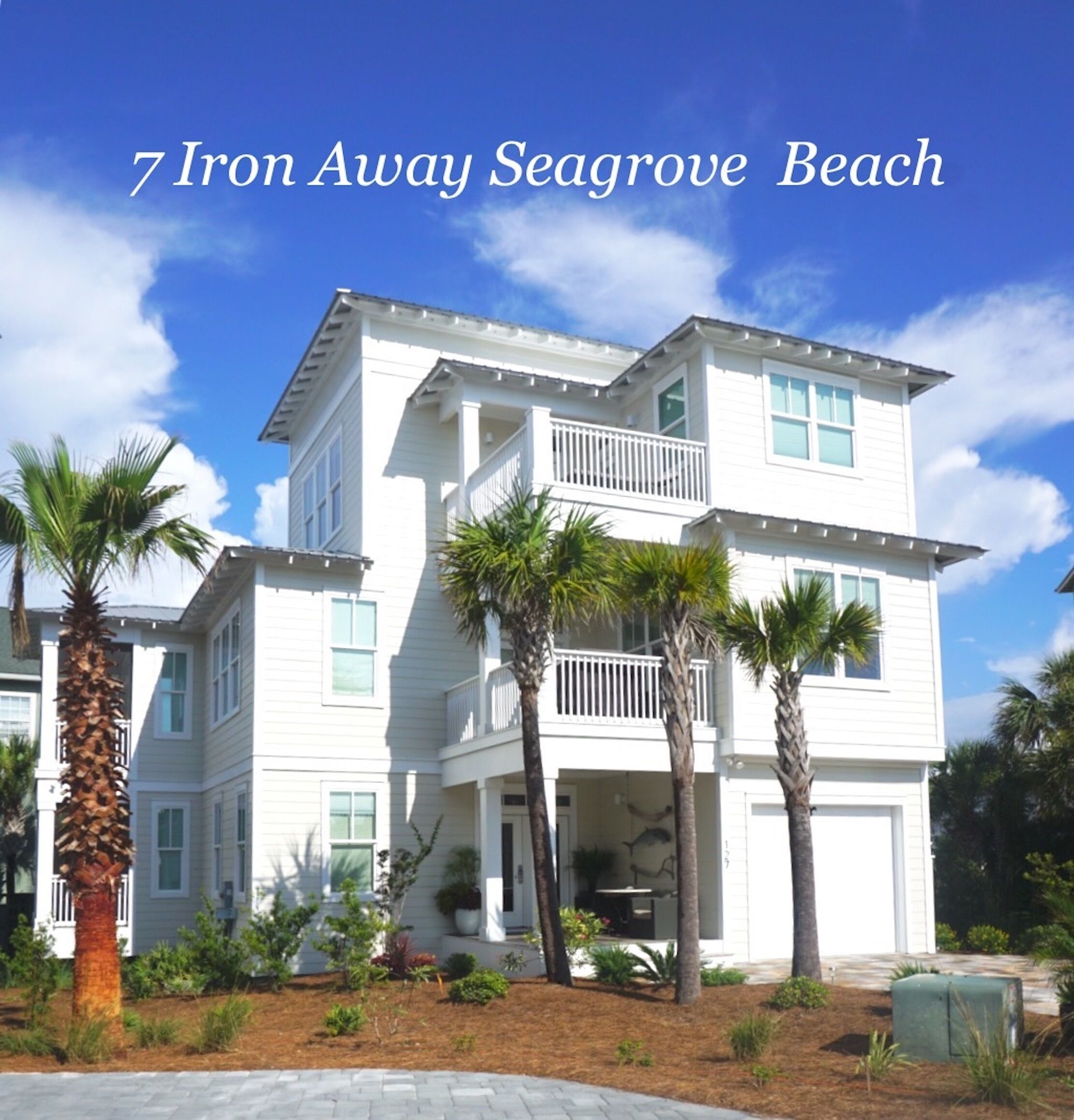 5BR/4.5 BA Seagrove Luxury Beach Home 5 minute walk to the beach!! 