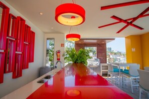 Interior - V177 Wonderful Rustic Ocean View W/Wifi and Rooftop, in Romantic Zone. (Puerto Vallarta)