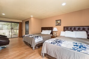 1 bedroom, free internet, bed sheets