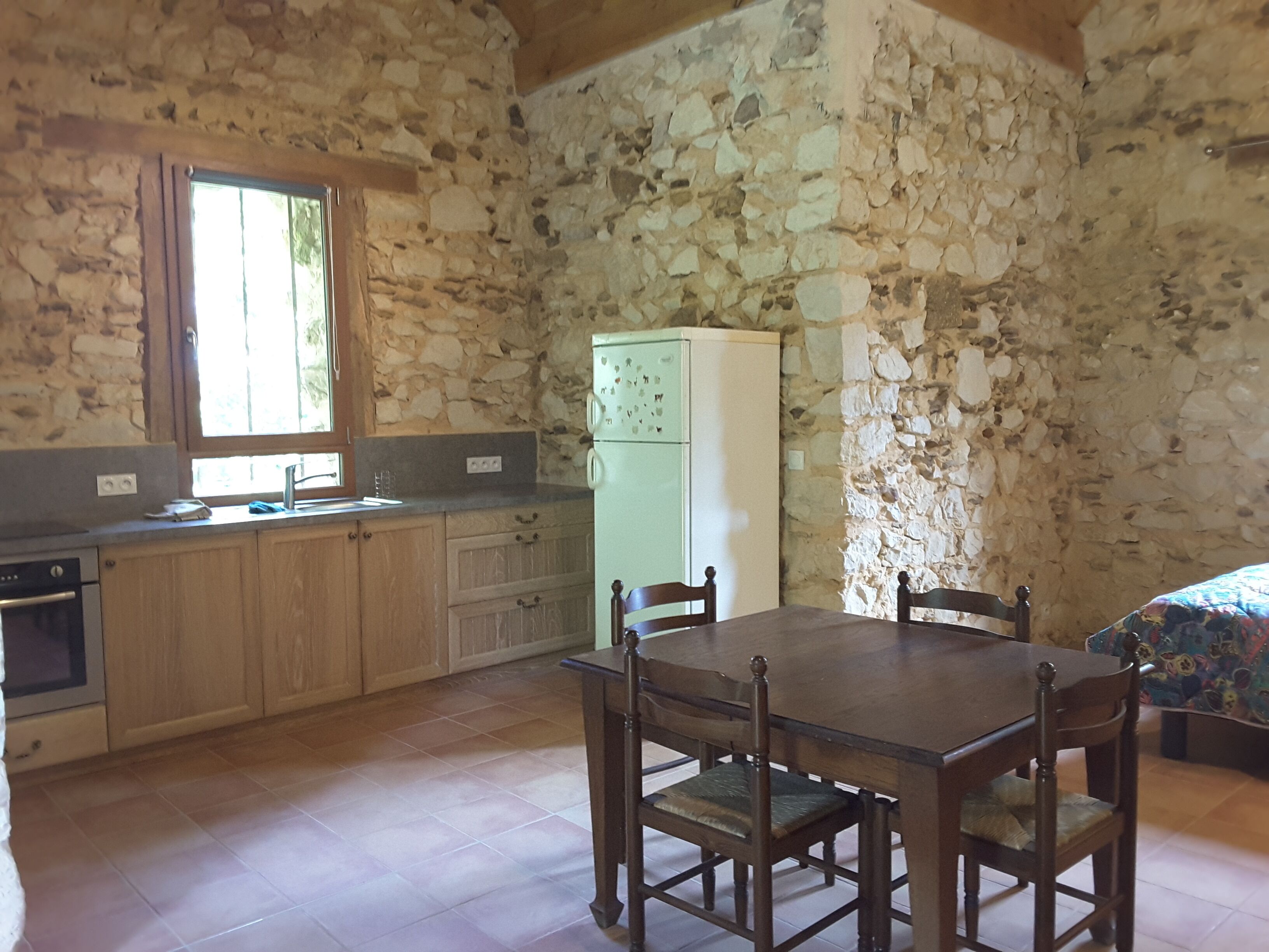 Small stone house of the most unusual in the country