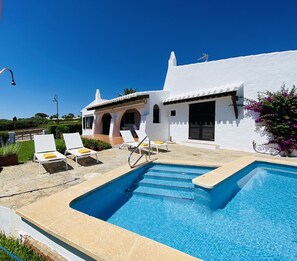 Pool - Villa Bini Kim, air conditioning, private pool, free WiFi (Binibeca)