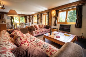 Télévision, lecteur de DVD, jouets, livres