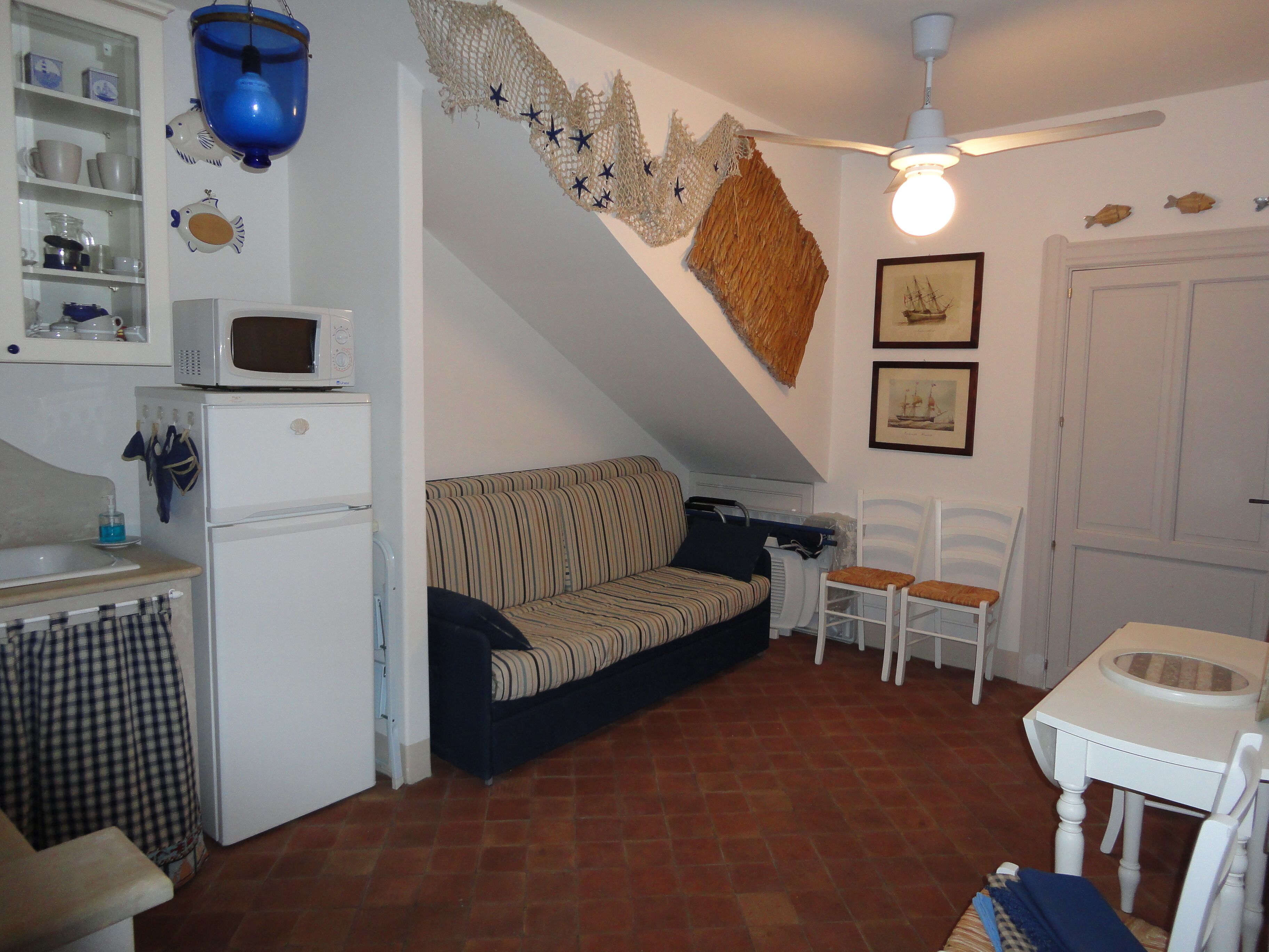 Typical fisherman house by the sea Sicily