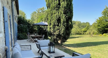 Lovely stone house large private heated pool and gardens, ideal for families