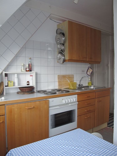Lovingly furnished attic vacation apartment in Vosges house (up to 4 people maximum)