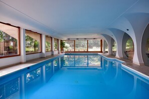 Indoor pool, a heated pool