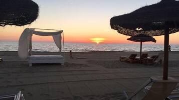 On the beach
