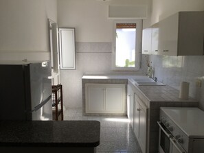 Fridge, oven, stovetop, cookware/dishes/utensils - villa near nature reserve (San Pietro In Bevagna)