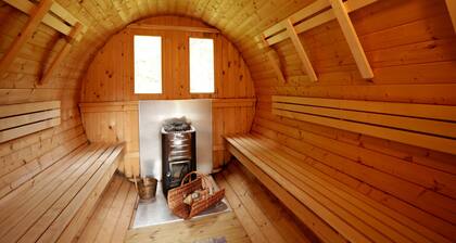 House Klockar upeat näkymät vuorille