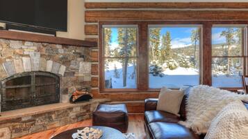 TV connectée, cheminée, jeux vidéo, chaßne hi-fi