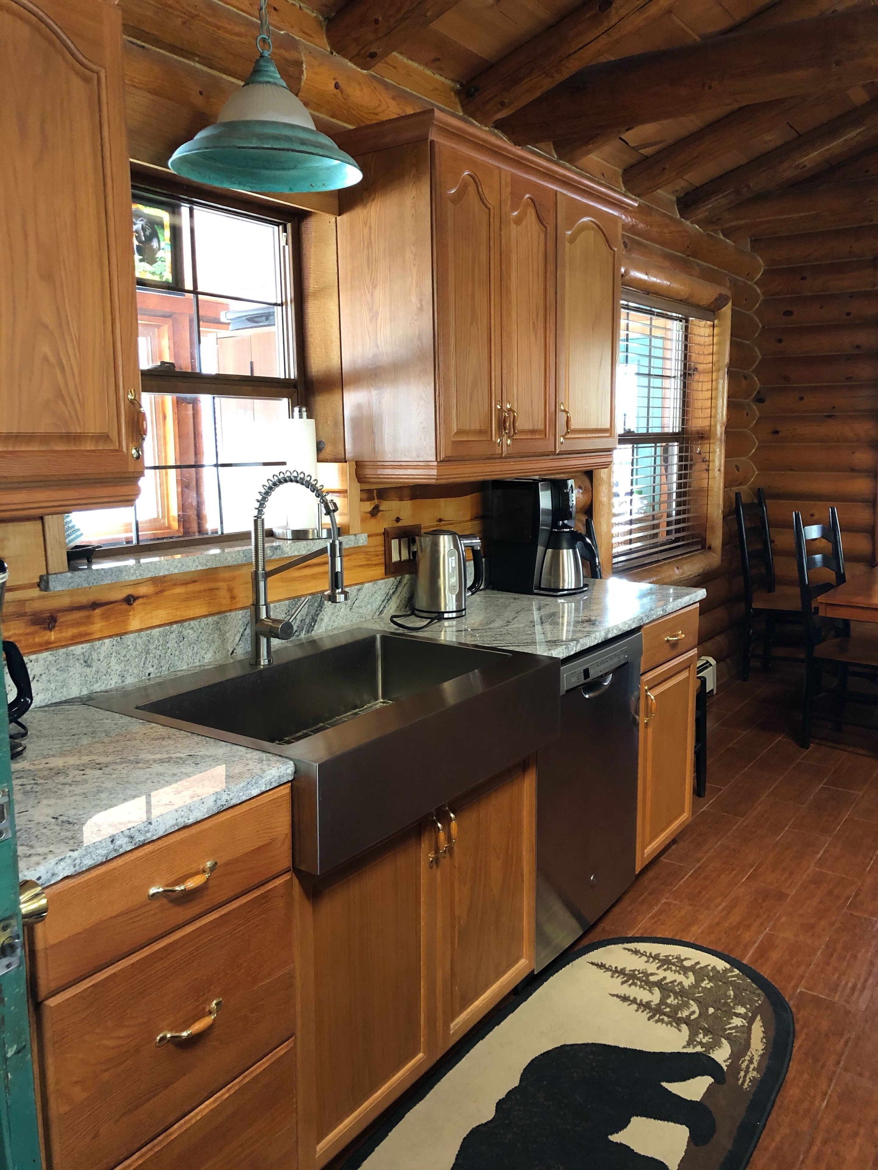 Lazy Dog Lodge is the quintessential log home in a ski and mountain bike resort
