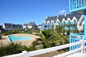 Property grounds - LARGE T4 3 *** SEA VIEW ENTIRELY EQUIPPED - SEASIDE - SWIMMING POOL SECURE (Guilvinec)