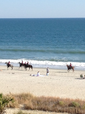 Aan het strand
