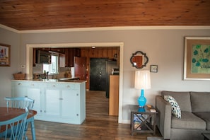 Smart TV, DVD player, books