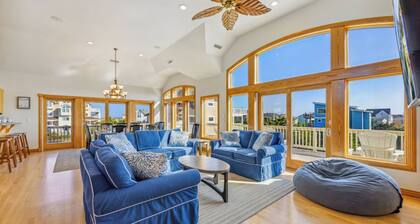 Rentoutumispaikka! Oceanview Avon-allas, poreallas, pelihuone, koira-ystävällinen