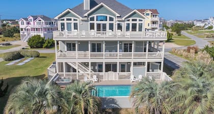 Oceanview Dog Friendly Home with Pool, Hot Tub, Elevator, Game and Media Rooms