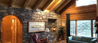 Schöne Berghütte in den Sangre de Cristo Mountains