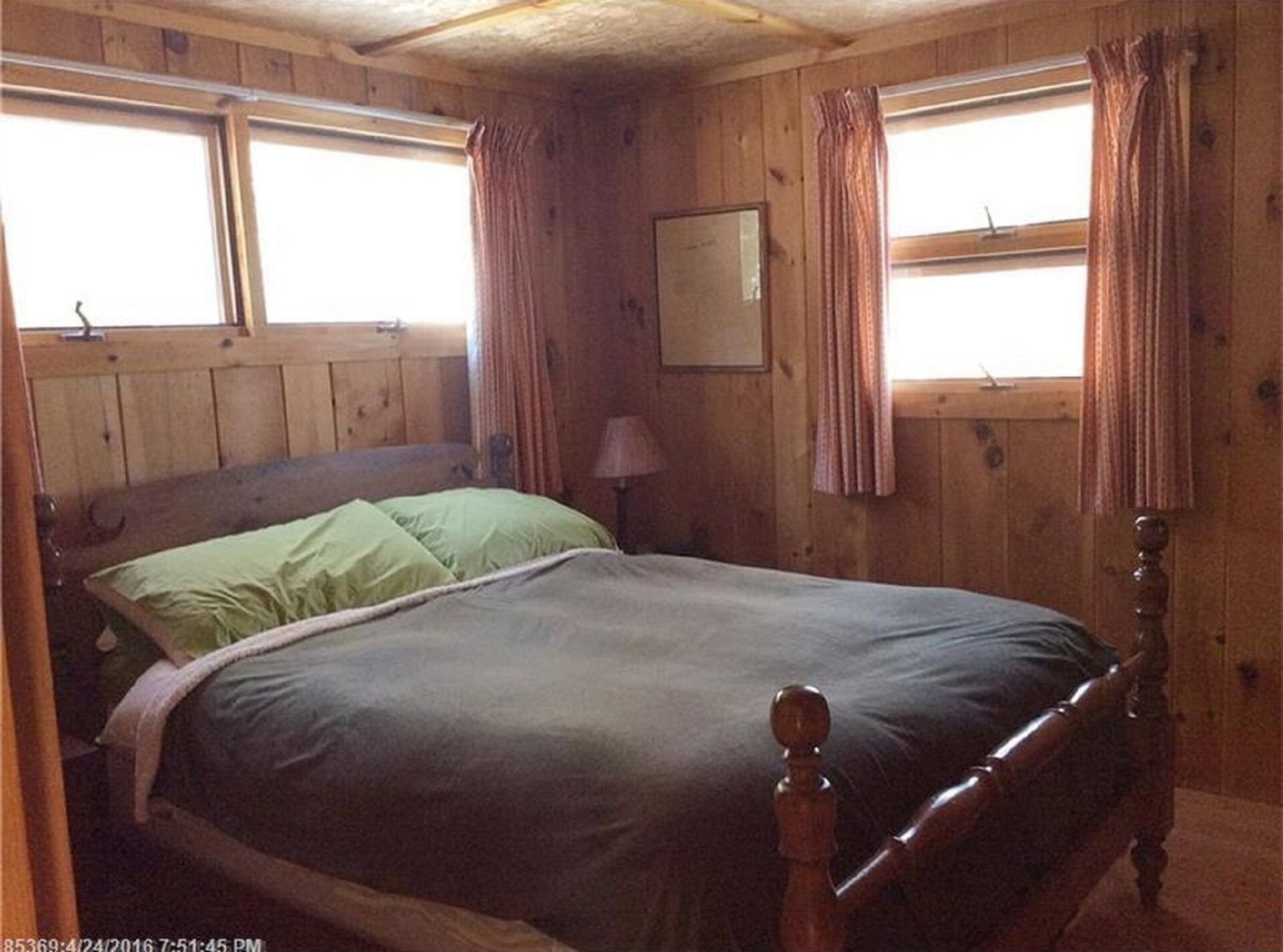 Quiet lakefront home with private beach near Bridgton, ME