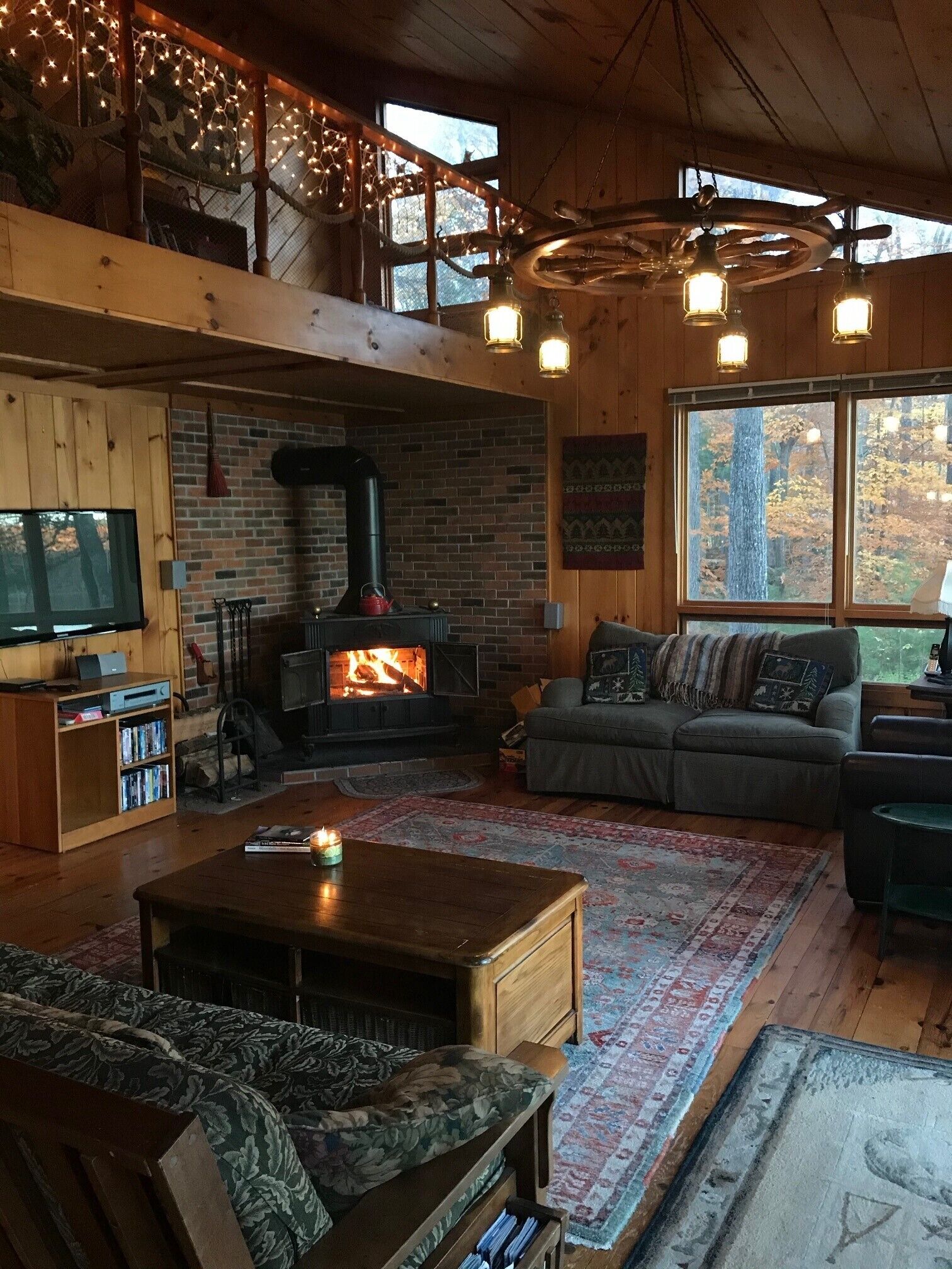Quiet lakefront home with private beach near Bridgton, ME