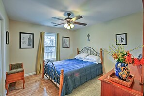 1 habitación, tabla de planchar con plancha, wifi y ropa de cama