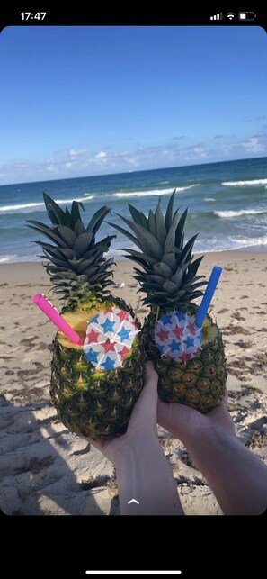 Beach nearby, beach towels