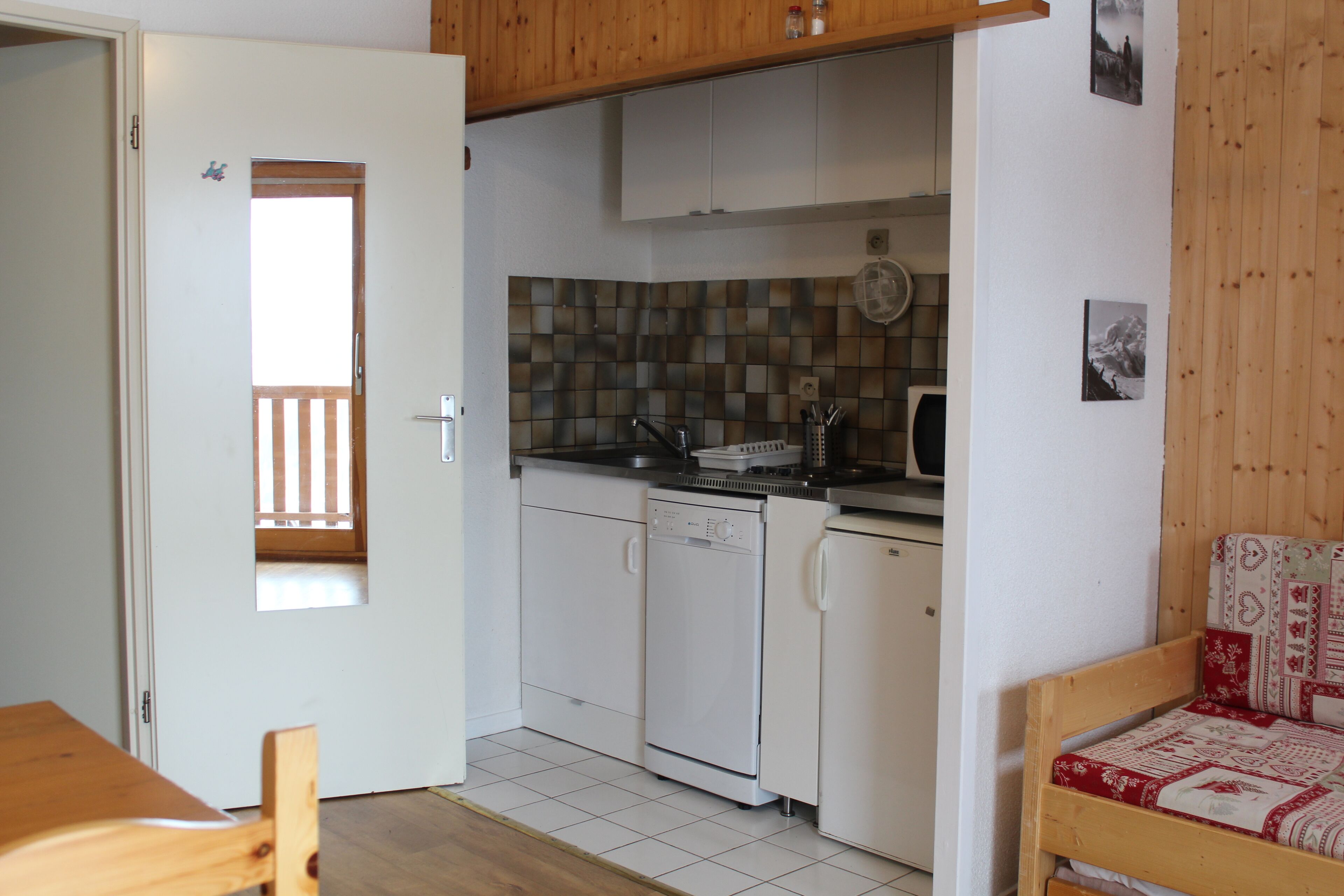 Quiet apartment, at the foot of the piste, Valmeinier 1800 center, view